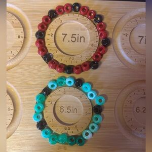 Colorful Beaded Kids Bracelets Set